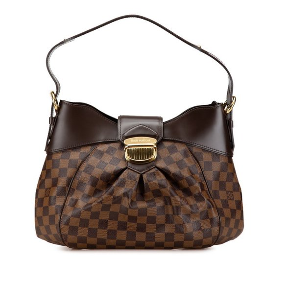 LOUIS VUITTON Brown Damier Leather Shoulder Bag - Picture 1 of 14